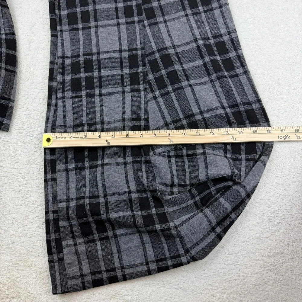 Y2K Plaid Balloon Capri Pants Womens Large Avant Garde Bubble Hem Goth 32